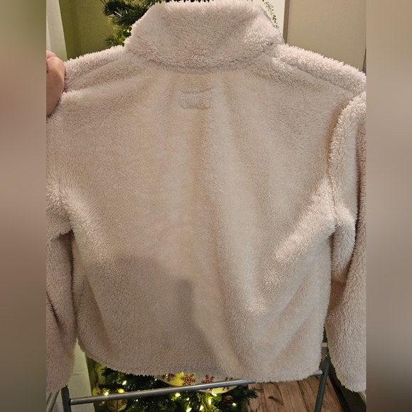 Marine Layer x Lost & Found vanilla white sherpa jacket X-Small - Picture 7 of 7